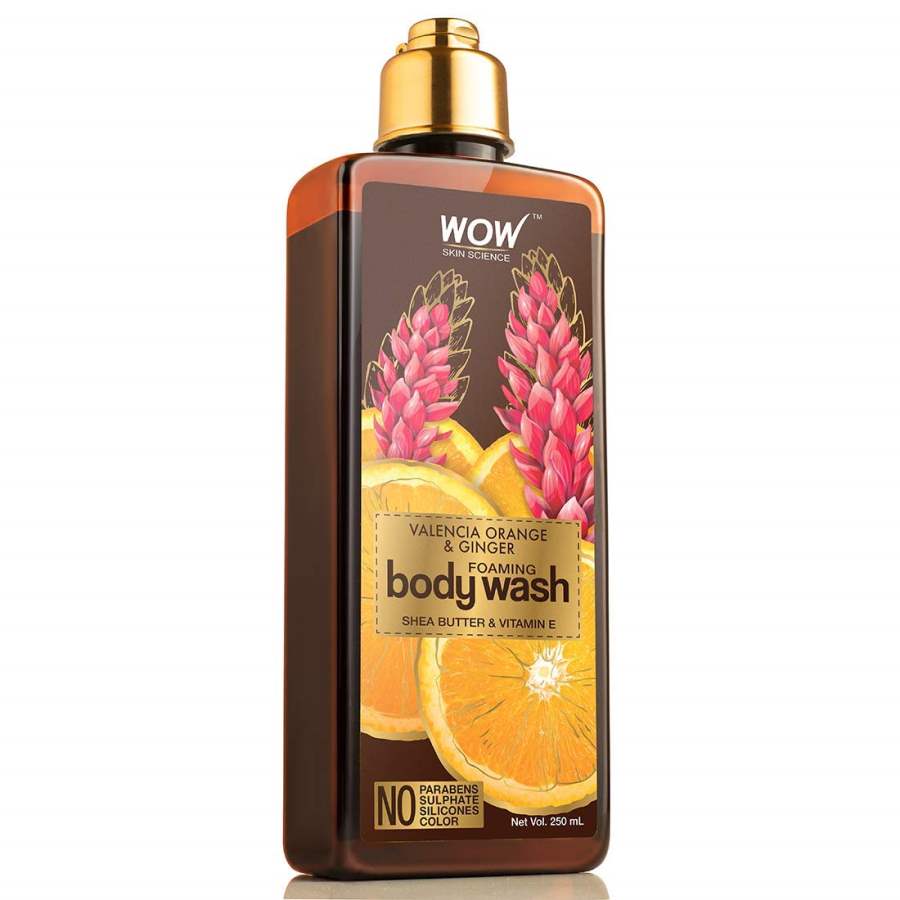 Buy WOW Skin Science Valencia Orange & Ginger Foaming Body Wash online usa [ USA ] 