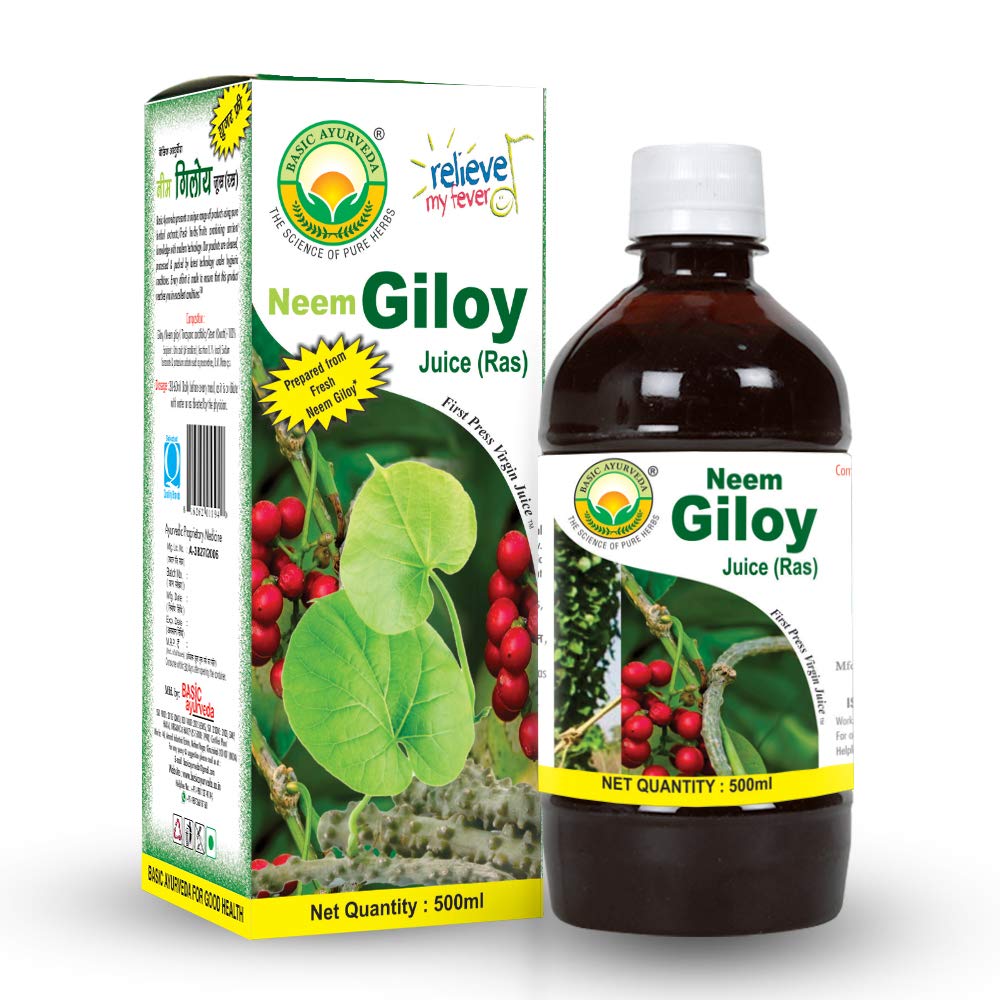 Buy Basic Ayurveda Neem Giloy Juice (Ras) online usa [ US ] 