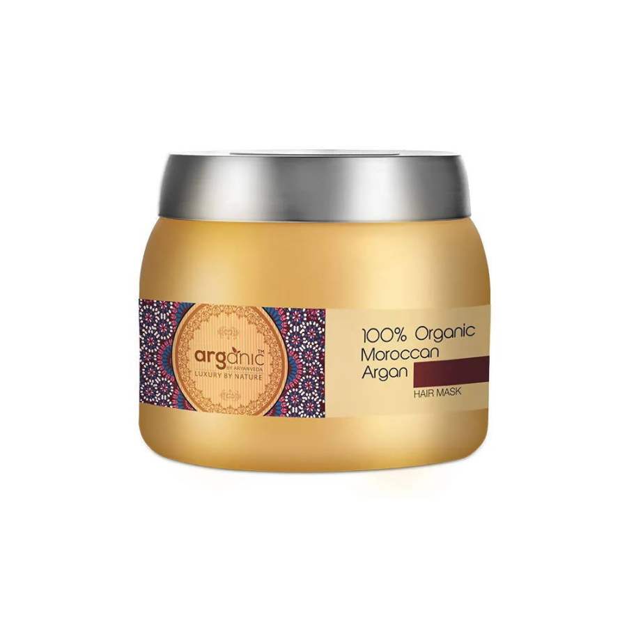 Aaryanveda Aganic 100% Moroccan Argan Hair Mask - 200 GM