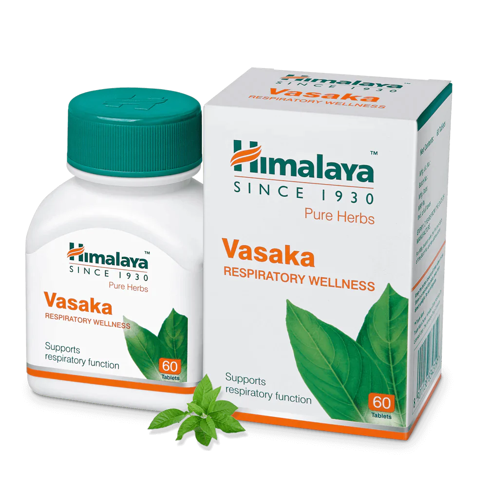 Himalaya Vasaka Respiratory Wellness - 60 Tabs