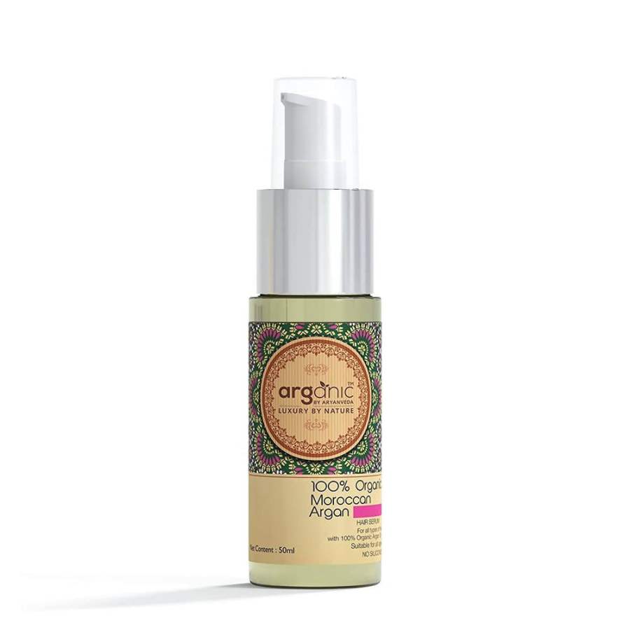 Aaryanveda Arganic Moroccan Argan Hair Serum - 50 ML