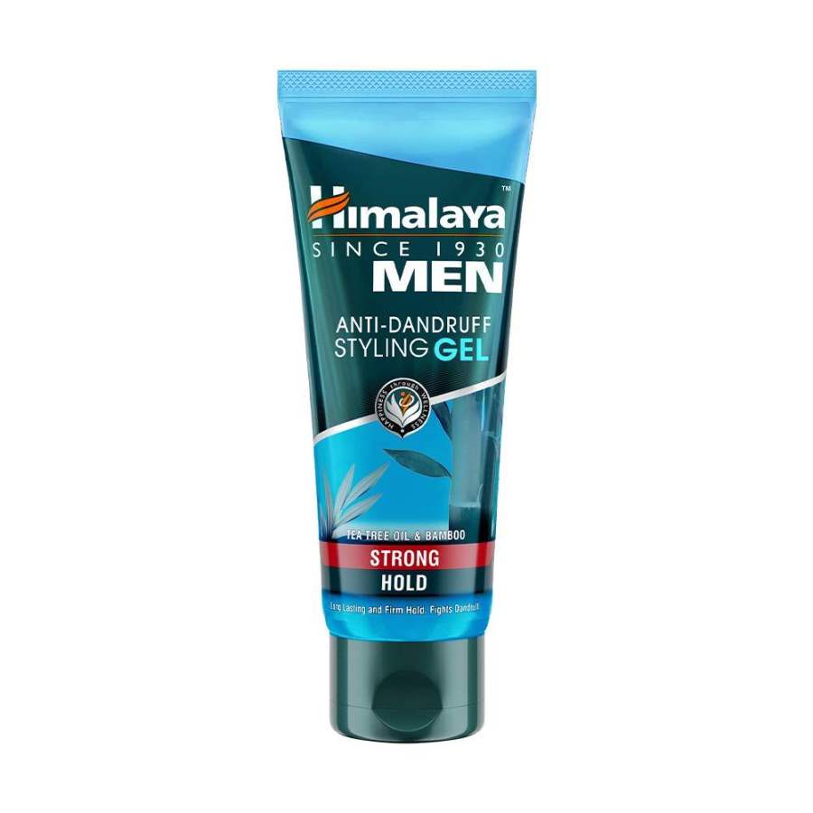 Himalaya Men Anti Dandruff Strong Styling Gel, Strong Hold - 100ml