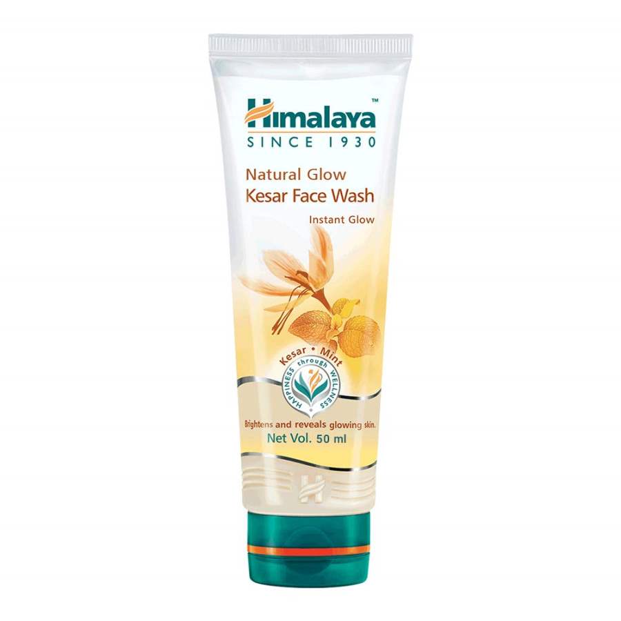 Himalaya Natural Glow Kesar Face Wash - 50 ML