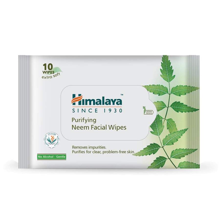 Himalaya Purifying Neem Facial Wipes - 25 Count