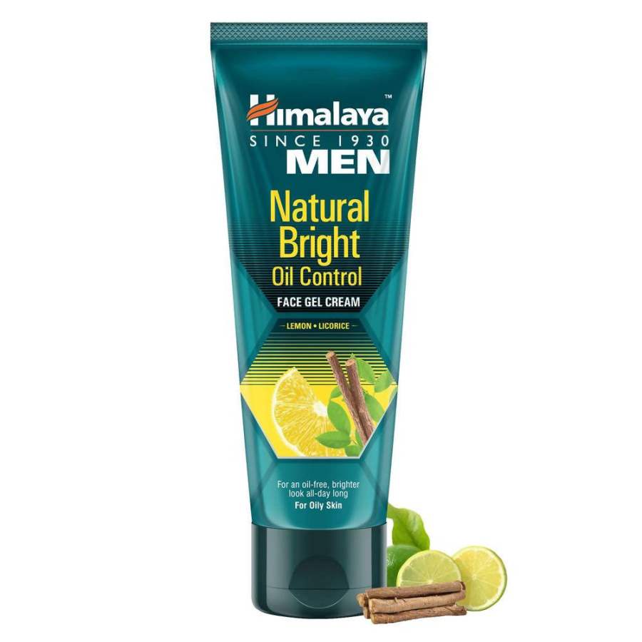 Himalaya Men Natural Bright Oil Control Face Gel Cream - 50 gm