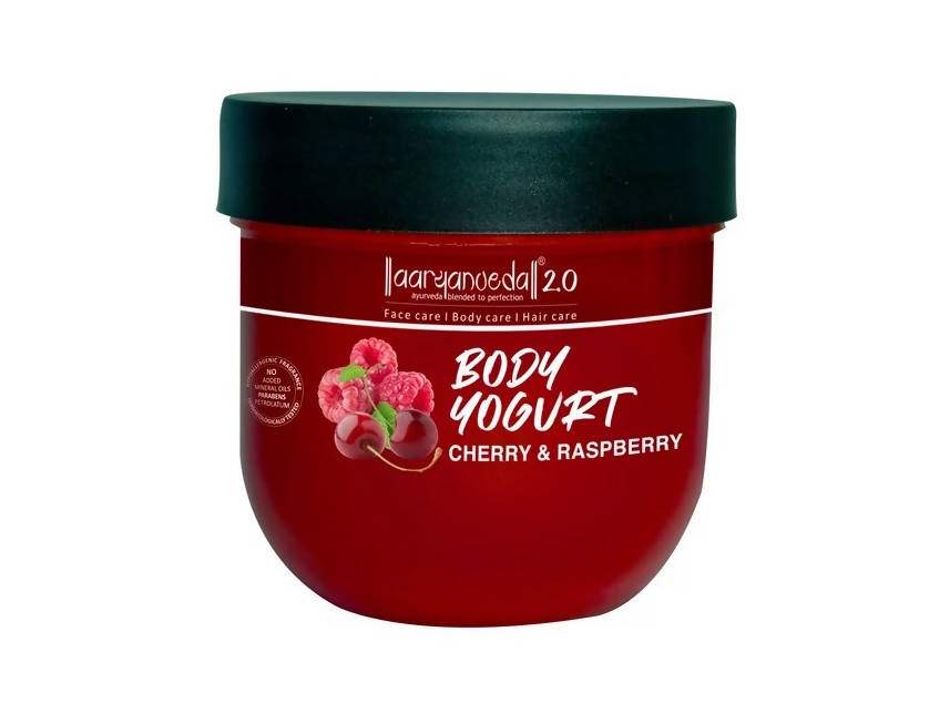 Aaryanveda Body Yogurt - Cherry & Raspberry - 200 ML