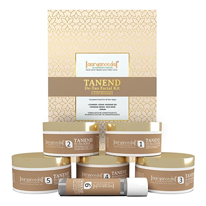 Aaryanveda De-Tan Facial kit - 260 Gm