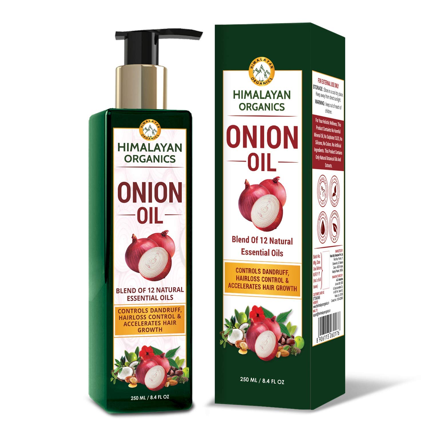 Himalayan Organics Onion Oil - 250 ML