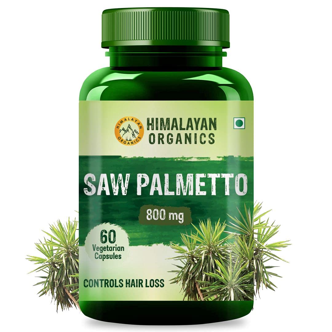 Himalayan Organics Saw Palmetto Vegetarian Capsules - 60 Caps