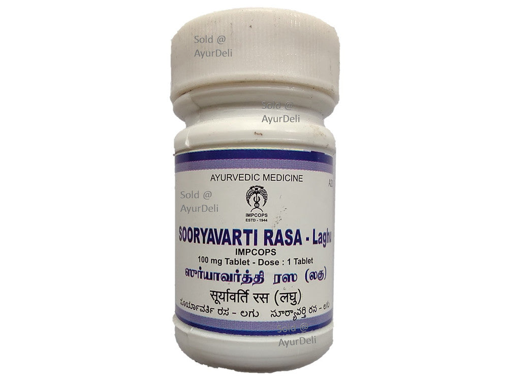 Impcops Ayurveda Sooryavarti Rasa-Laghu Tablets - 10 GM