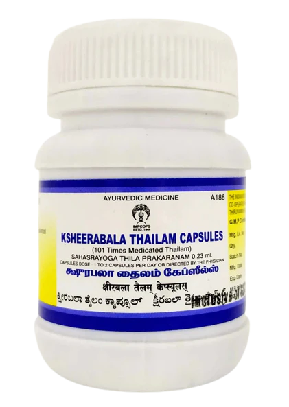 Impcops Ayurveda Ksheerabala 101 Thailam Capsules - 30 Caps