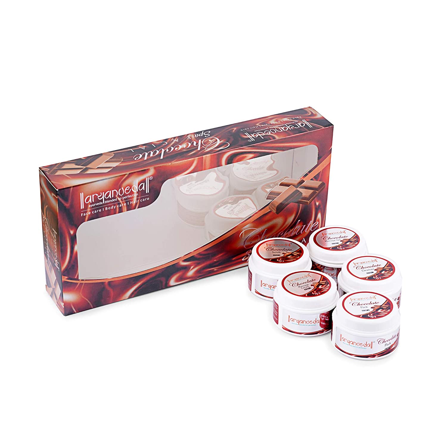 Aaryanveda Unisex Chocolate Facial Kit - 210 gm