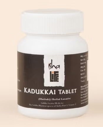 Isha Life Haritaki / Kadukkai Tablets - 60 Caps