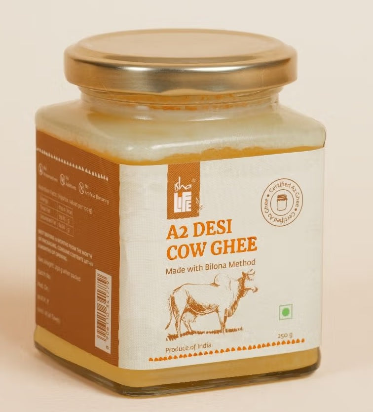 Isha Life A2 Desi Cow Ghee - 250 GM