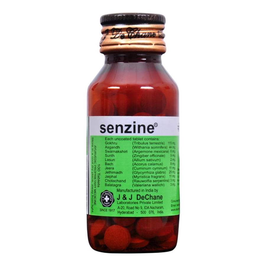 J & J Dechane Senzine - 100 Tabs