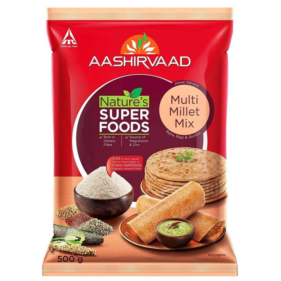 Aashirvaad Nature's Super Foods Multi Millet Mix Pouch - 500 gm