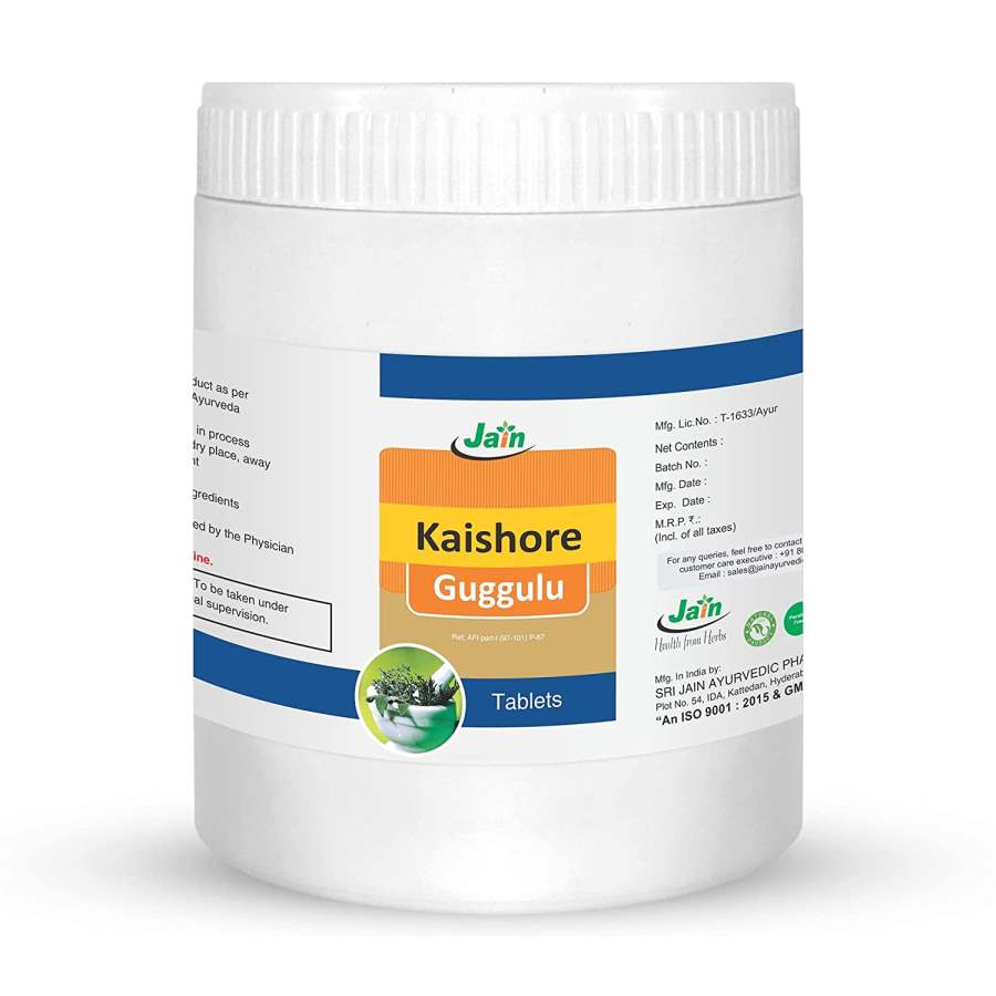 Jain Ayurveda  Kaishore Guggulu - 1000 Tablets