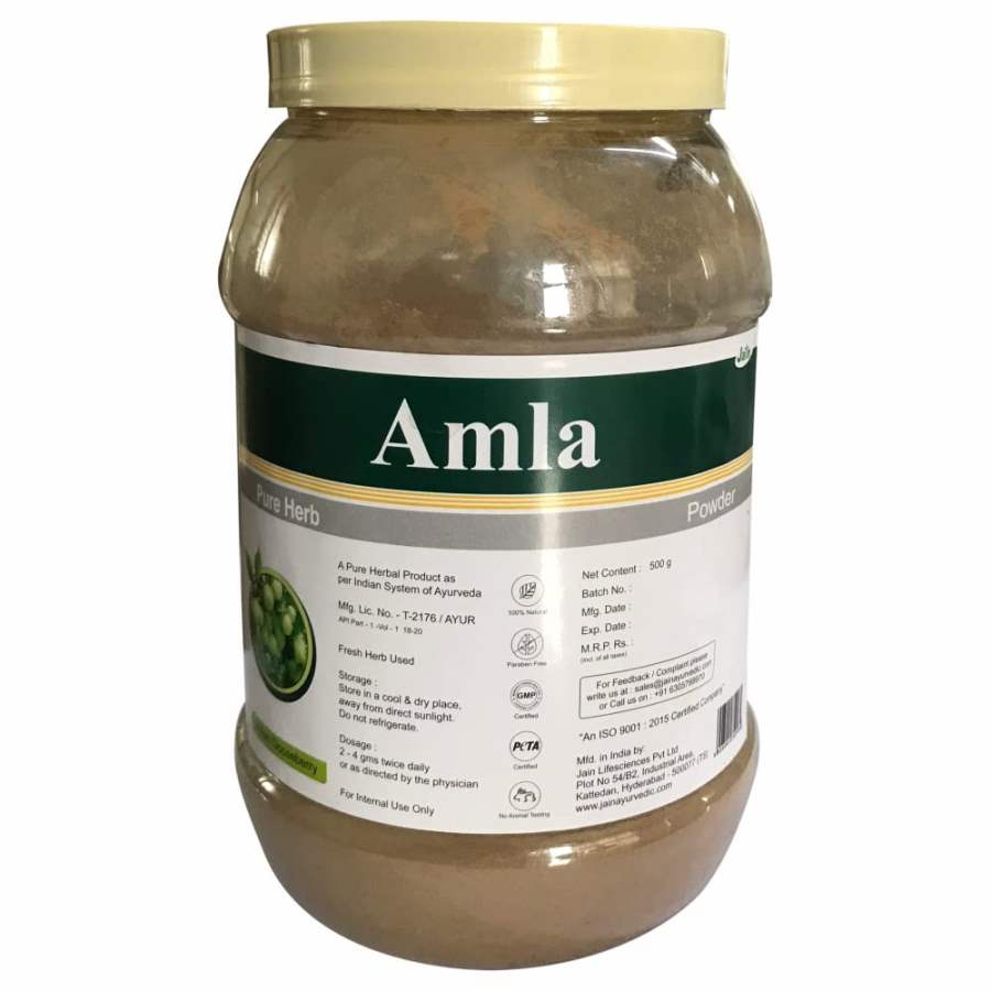 Jain Ayurveda Amla Powder - 500 GM