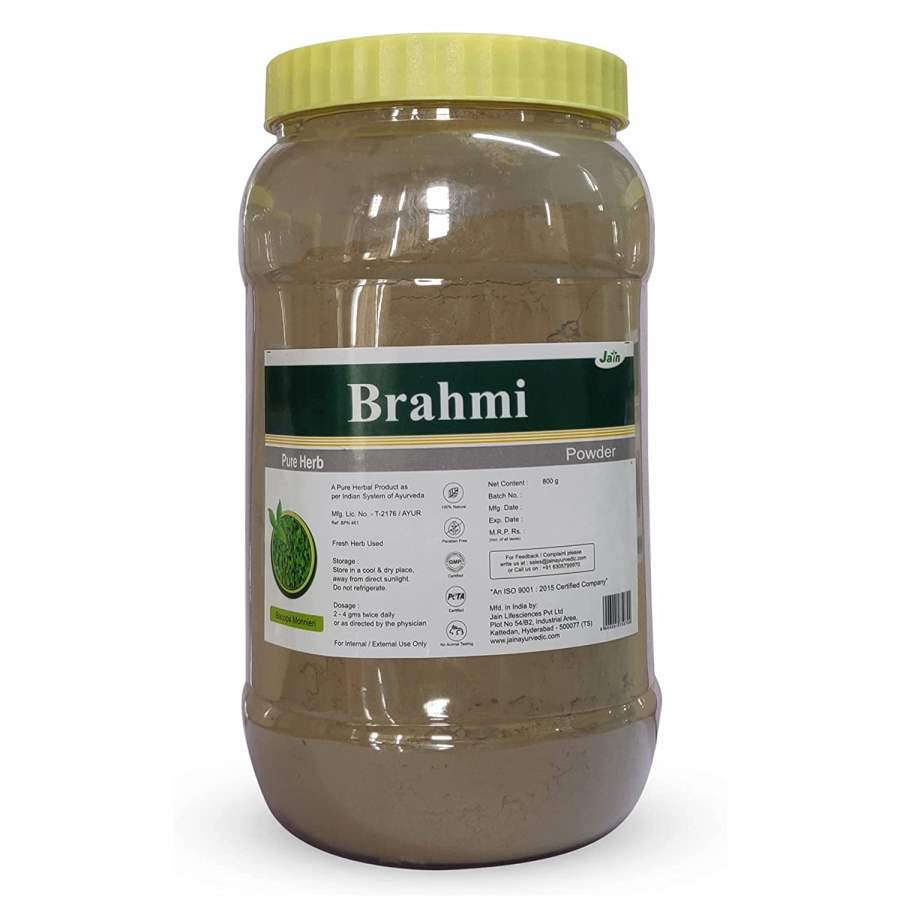 Jain Ayurveda Brahmi Bacoppa Moneiri Pure Powder - 400 GM