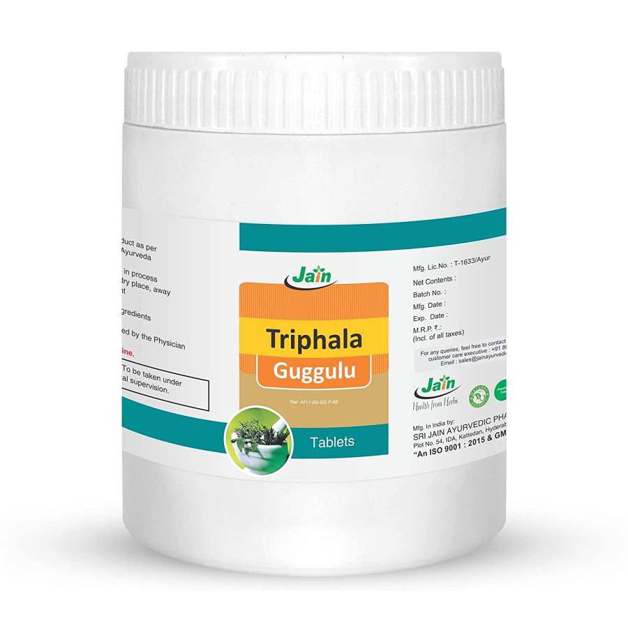 Jain Ayurveda Jain Triphala Guggulu - 1000 Tablets