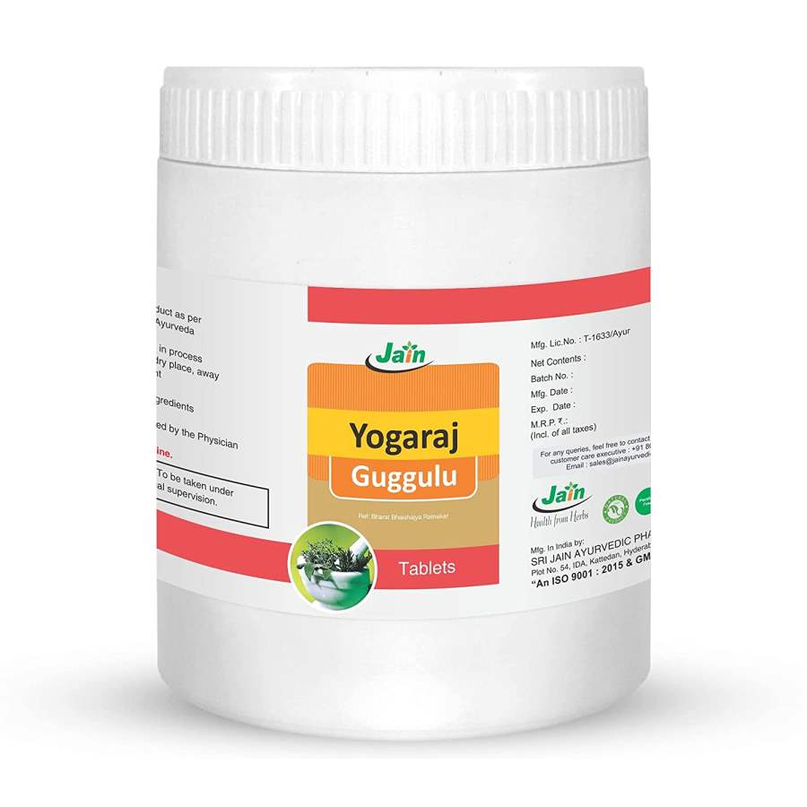 Jain Ayurveda Jain Yograj Guggulu - 1000 Tablets