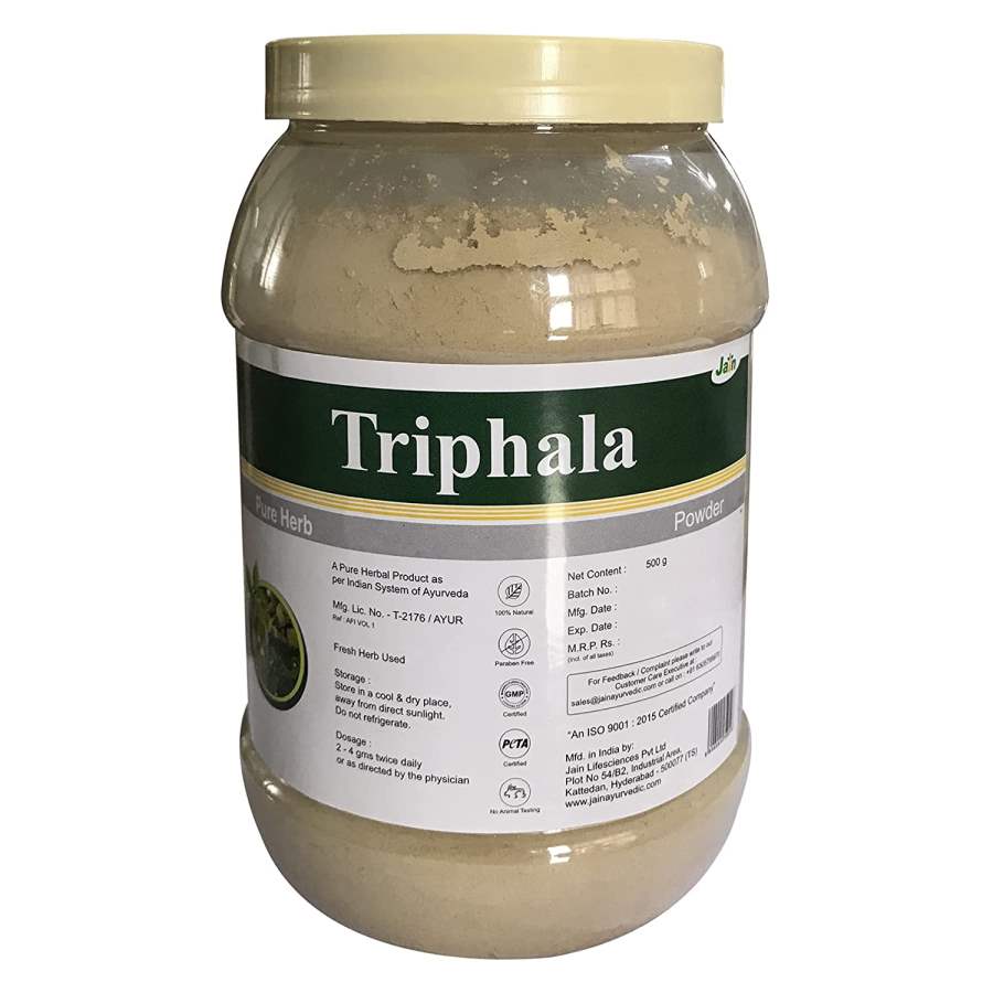 Jain Ayurveda Triphala Powder - 500 GM