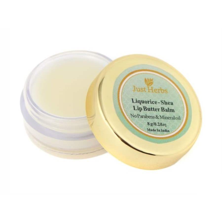 Just Herbs Liqorice Shea Lip Butter Balm - 8 GM