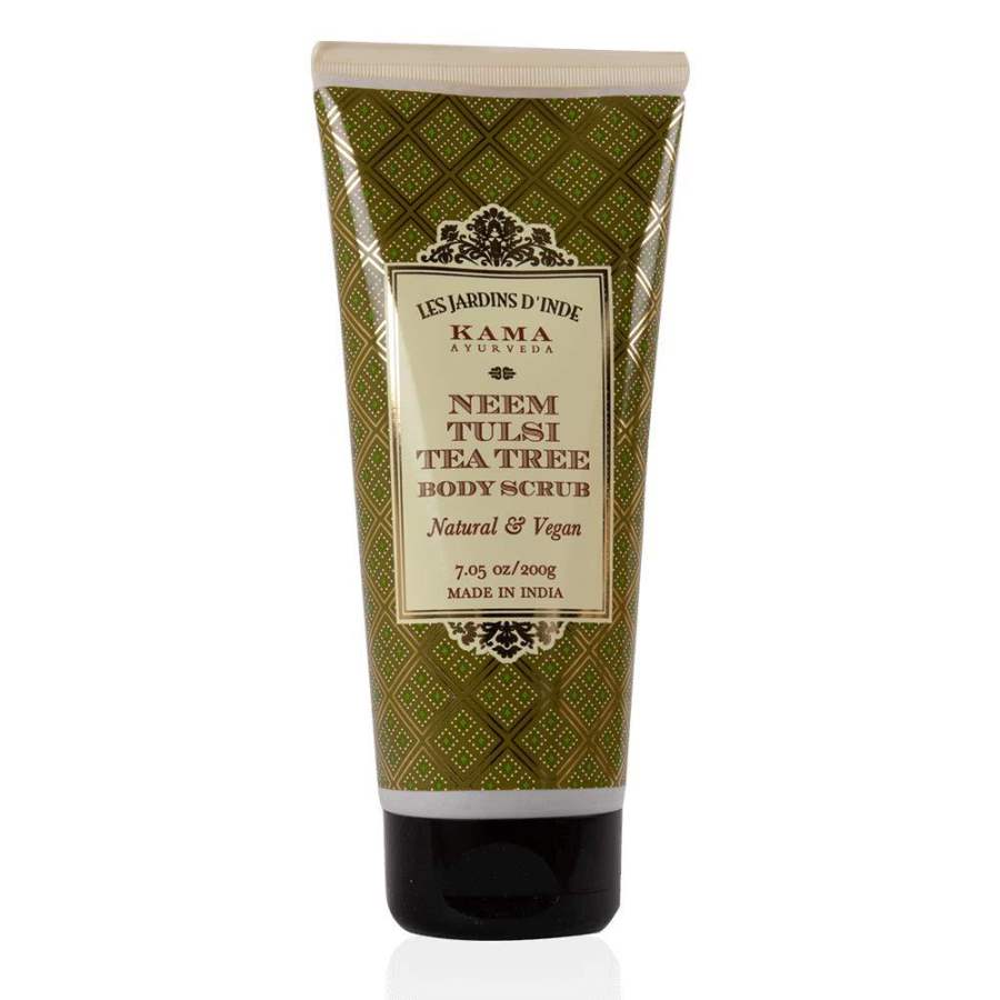 Kama Ayurveda Neem Tulsi Tea Tree Body Scrub - 200 GM