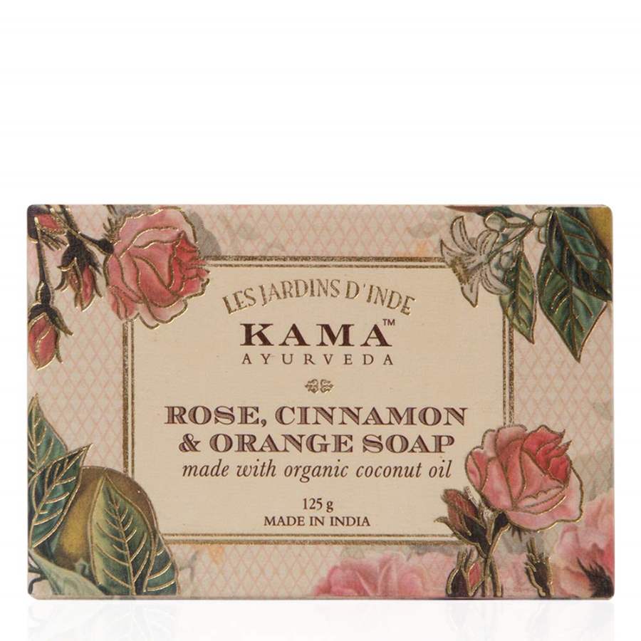 Kama Ayurveda Rose, Cinnamon & Orange Soap - 125 GM