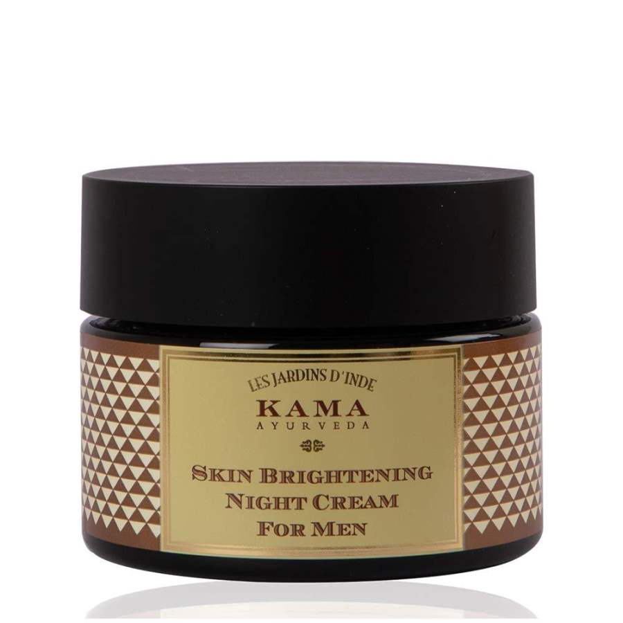 Kama Ayurveda Skin Brightening Night Cream for Men - 50 GM