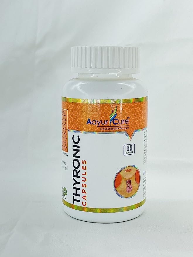 Aayur Cure Thyrocin Capsules - 60 caps