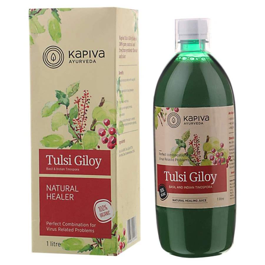 Kapiva Tulsi Giloy Juice Natural Detox - 1 Ltr