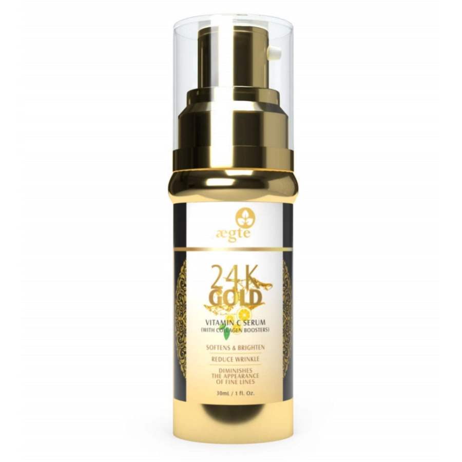 Aegte 24K Gold Vitamin C Serum (With Collagen Booster) - 30 ML