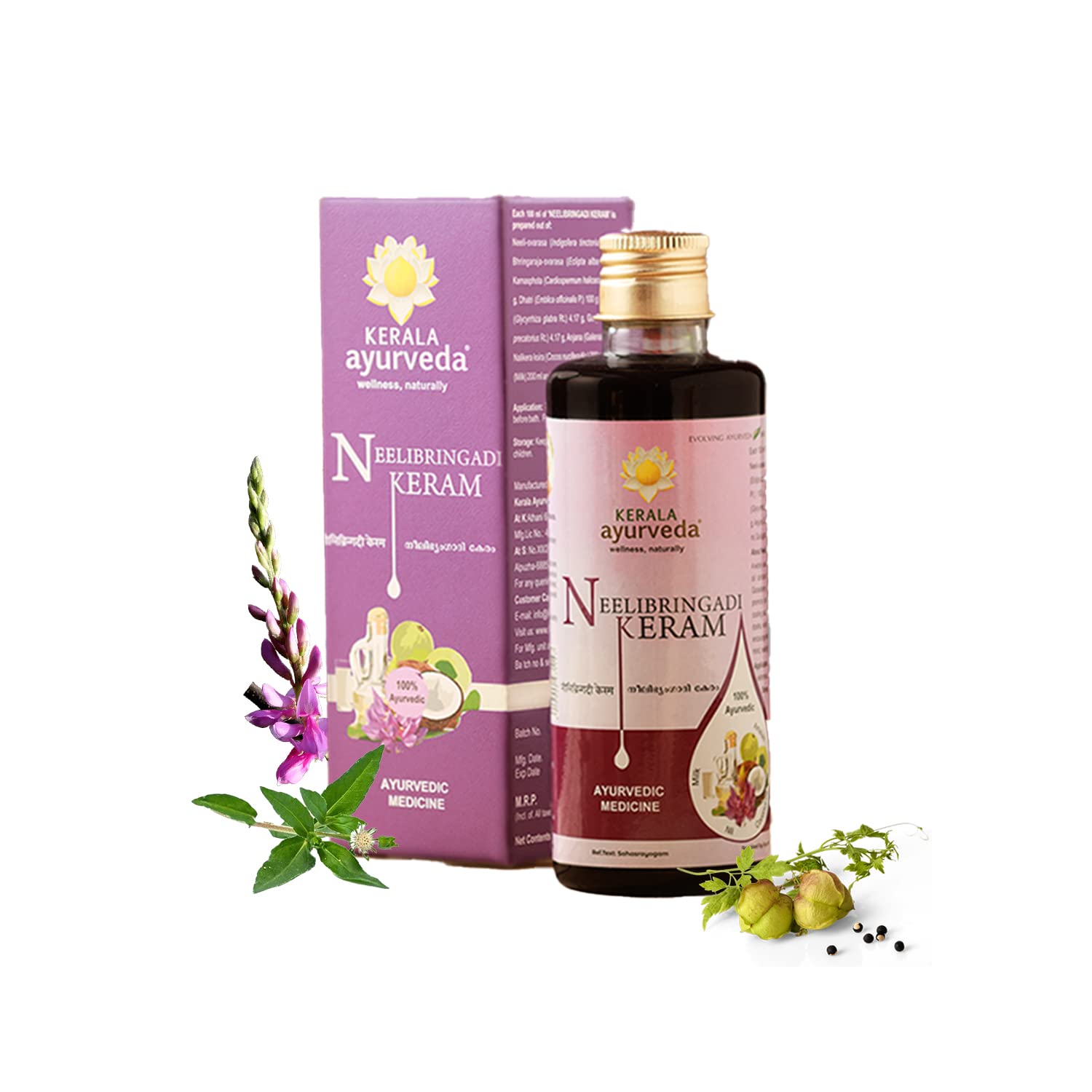 Kerala Ayurveda Neelibringaadi Keram - 200 ML