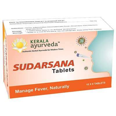 Kerala Ayurveda Sudarsana Tablet - 100 Tablets