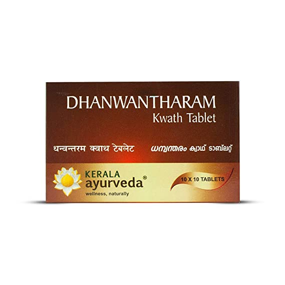 Kerala Ayurveda Dhanwantharam Kwath Tablets - 100 Tablets