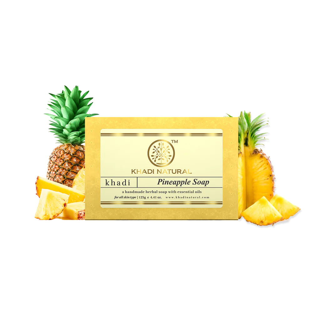 Khadi Natural Pineapple Soap - 125 GM