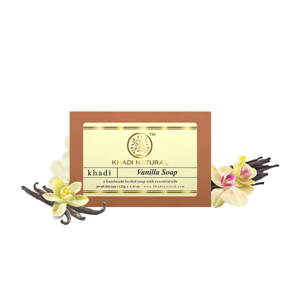 Khadi Natural Vanilla Soap - 125 GM