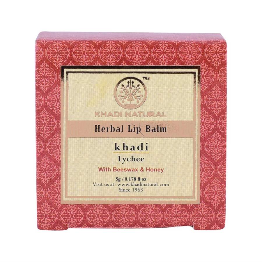 Khadi Natural Lychee Lip Balm - 5GM