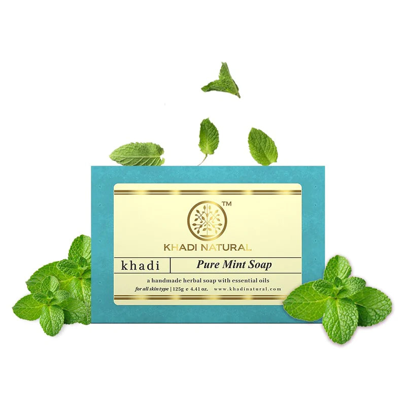 Khadi Natural Mint Soap - 125 GM