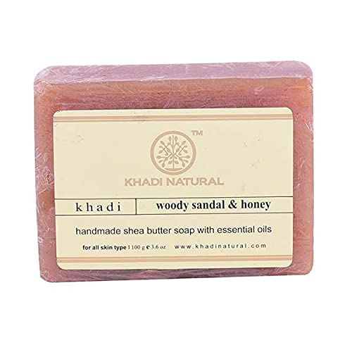 Khadi Natural Woody Sandal & Honey Soap - 100 GM