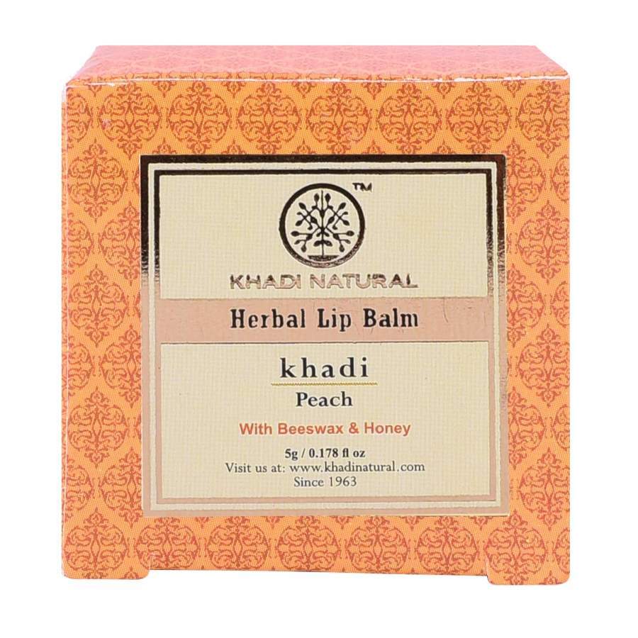 Khadi Natural Peach Lip Balm - 5g