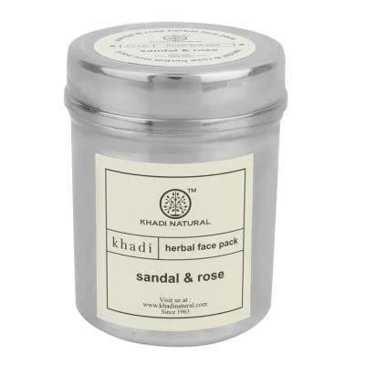 Khadi Natural Sandal & Rose Herbal Face Pack - 50 GM