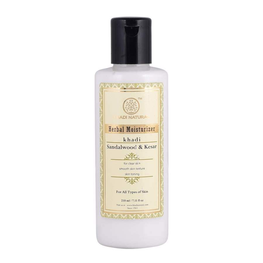 Khadi Natural Sandalwood And Kesar Moisturizer - 210 ML