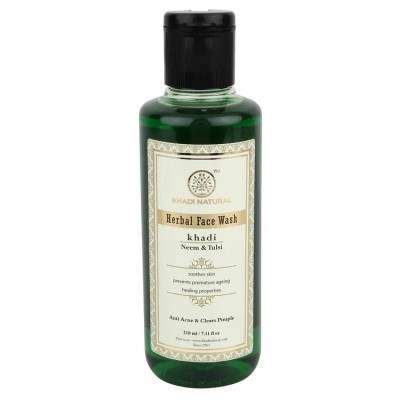 Khadi Natural Neem & Tulsi Herbal Face Wash - 210 ML