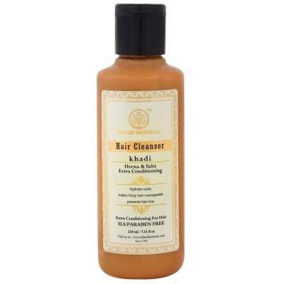 Khadi Natural Heena Tulsi Extra Conditioning Hair Cleanser - 210 ML