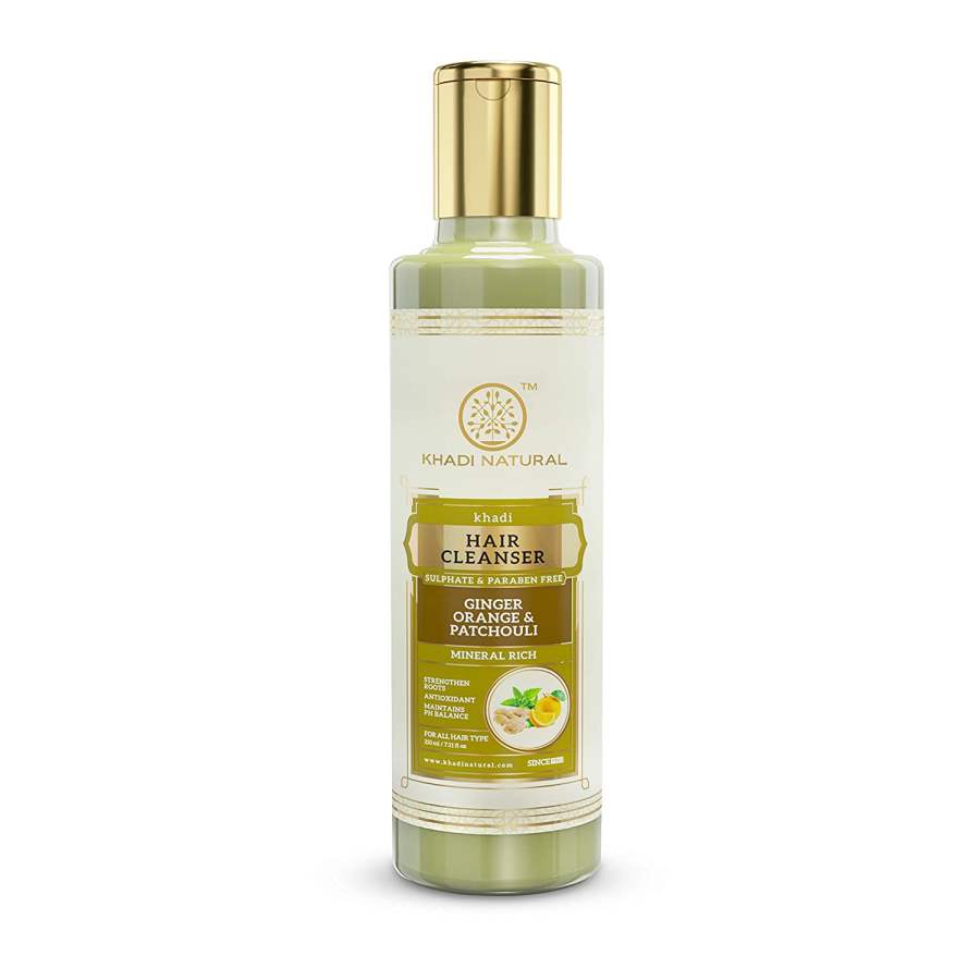 Khadi Natural Ginger Orange & Patchouli Cleanser - 210 ML