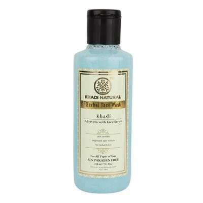 Khadi Natural Aloe Vera Face Wash With Scrub - 210 ML