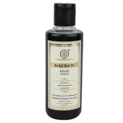 Khadi Natural 18 Herbs Herbal Hair Oil - 210 ML