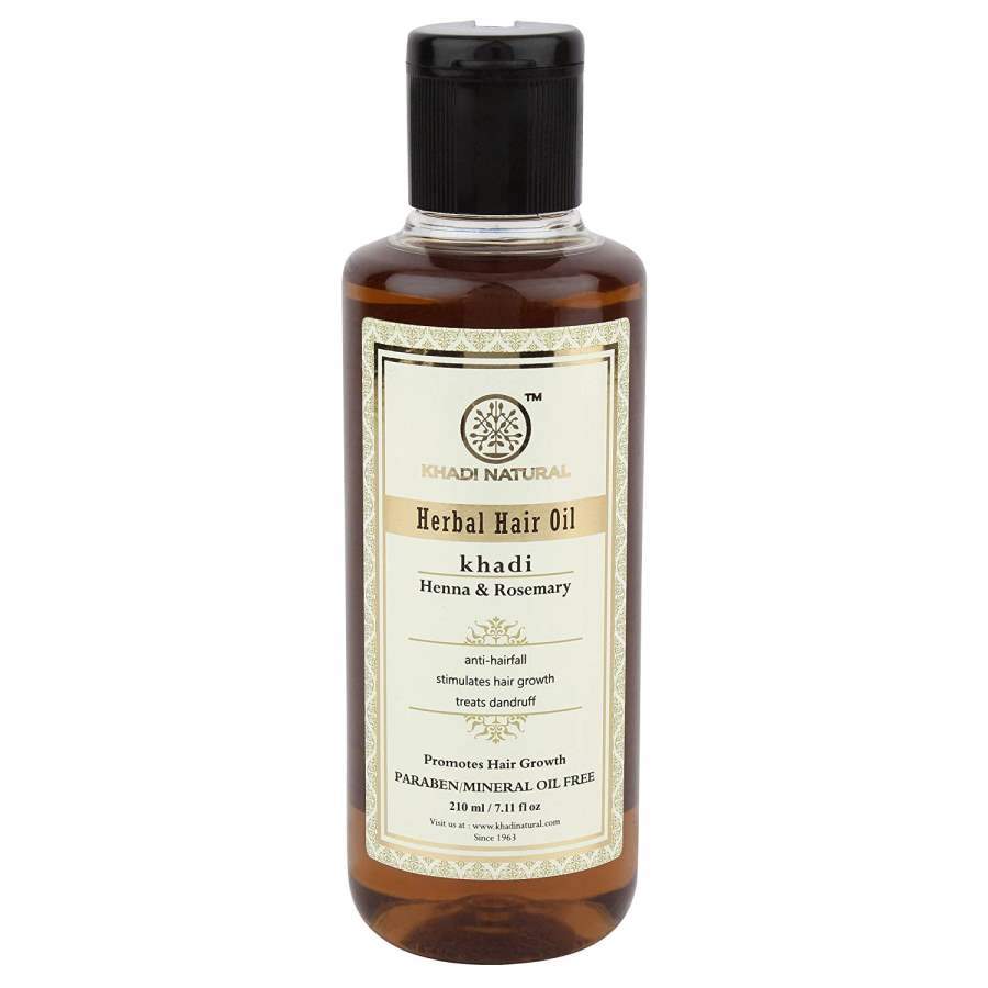 Khadi Natural Rosemary And Henna Hair Oil - 210 ML